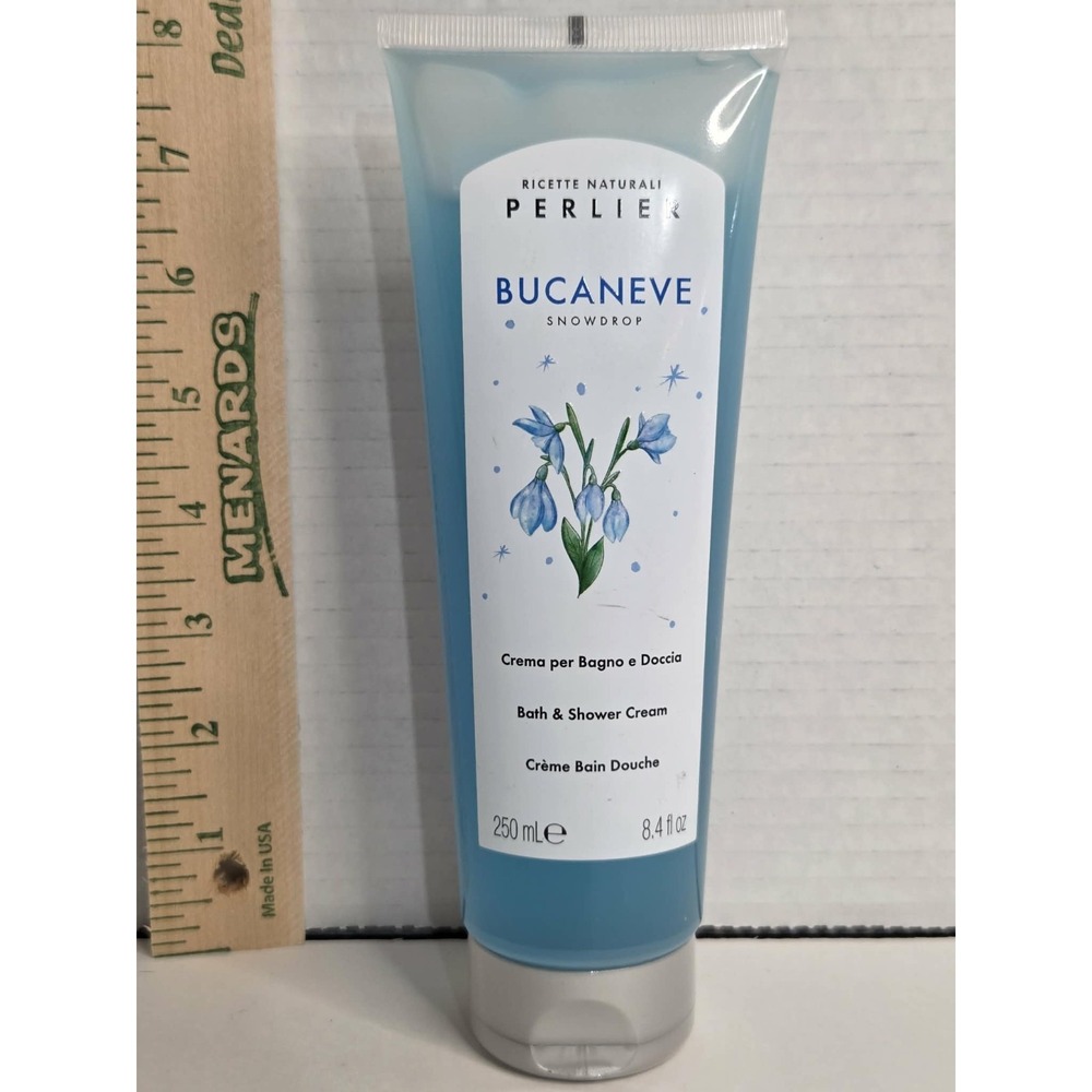 Perlier Bucaneve Snow Drop Bath & Shower Cream 8.4oz NEW